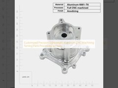 Spezielle Dienstleistungen für die Verarbeitung von Leichtbau-Aluminium-CNC-Bearbeitungs- und Drehteilen