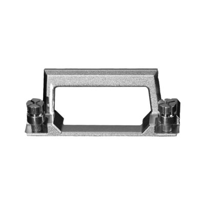 Anodisierte Aluminiumpräzisionsbearbeitete Teile Klargriff für Telekommunikationsgeräte