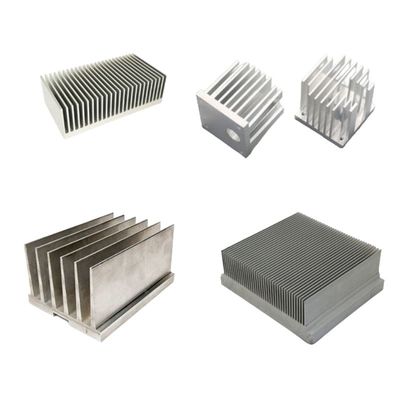 OEM Aluminium-Wärmeschwänze Extrusion Silber hohe Wärmeleitfähigkeit
