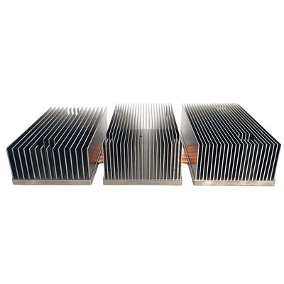 CNC Skived Fin Heat Sink Prozess Skiving Kupferrohr Heizkessel