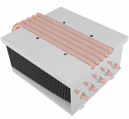 Individuell angepasste Skived Fin Heat Sink Wärmeübertragung Kupfer Schraubmontage