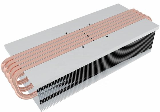 Individuell angepasste Skived Fin Heat Sink Wärmeübertragung Kupfer Schraubmontage