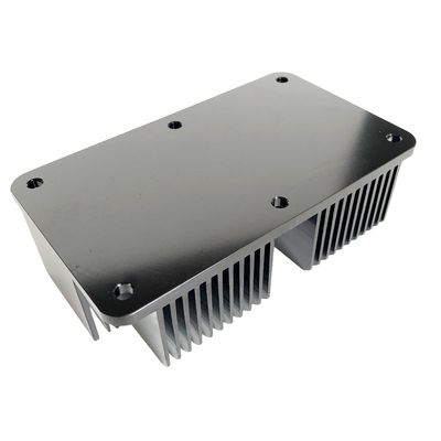 Hardware Aluminium CNC-bearbeitete Wärmeabnehmer Komponenten Pin Fin Typ