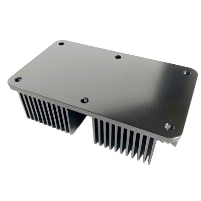 Hardware Aluminium CNC-bearbeitete Wärmeabnehmer Komponenten Pin Fin Typ