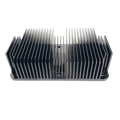 Hardware Aluminium CNC-bearbeitete Wärmeabnehmer Komponenten Pin Fin Typ