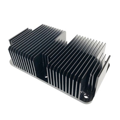 Hardware Aluminium CNC-bearbeitete Wärmeabnehmer Komponenten Pin Fin Typ