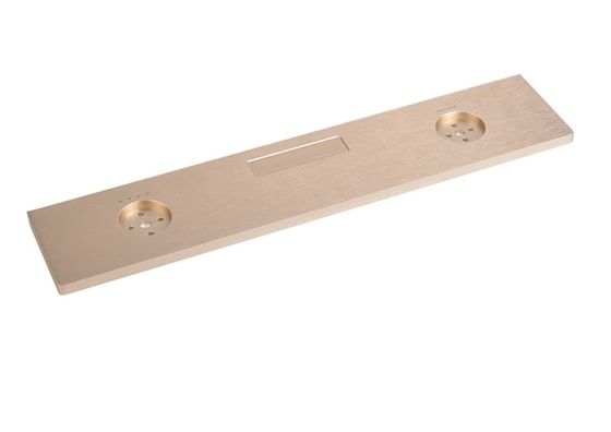Anodisierende Aluminium Frontplatte Rechteckseinschlagfestigkeit