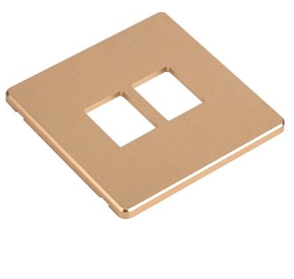 Anodisierende Aluminium Frontplatte Rechteckseinschlagfestigkeit