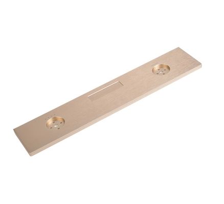 Anodisierende Aluminium Frontplatte Rechteckseinschlagfestigkeit