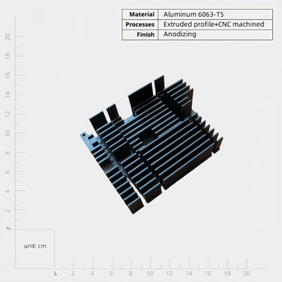 Anpassbarer Aluminium-Extrusionswärmeschwimmer für eine verbesserte Wärmeverteilung