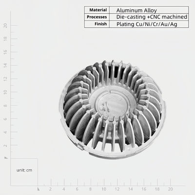 Flexible Design Silberguss Aluminium Gehäuse für elektronische und Kommunikationsgeräte