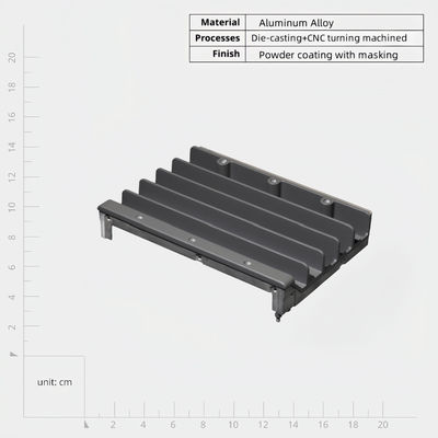 Leichtgewichtiges Aluminium-Gussgehäuse mit starker Korrosionsbeständigkeit
