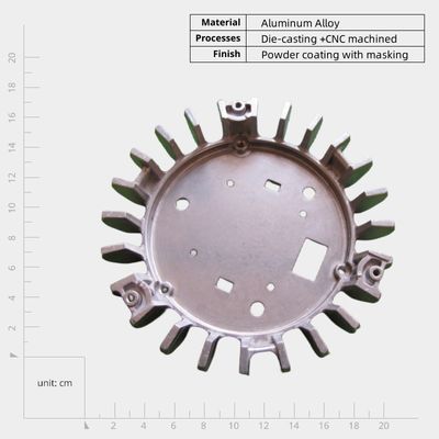 OEM-Aluminium-Gussgehäuse Design Flexibilität für die Wärmeleitfähigkeit
