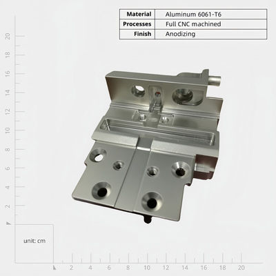 Einfache Montage Anodisierte CNC-Frässervice für kundenspezifische Aluminium-Präzisionsmetallteile