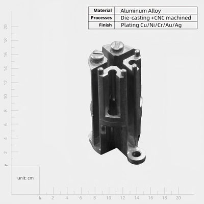High-Precision Customized Metal Investment Casting Service Custom Aluminium-Druckgussteile für Elektronik Automotiv