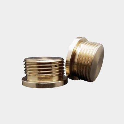 OEM-Maßnahme Nicht-Standard-Kupfer-Schraubstecker Nuss CNC Drehmaschine Präzisionsbearbeitung Teile Service