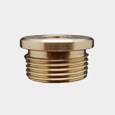 OEM-Maßnahme Nicht-Standard-Kupfer-Schraubstecker Nuss CNC Drehmaschine Präzisionsbearbeitung Teile Service