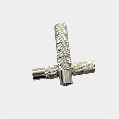 Knurrled Handgriffe und Knöpfe Aluminiumlegierung Blind Hole Handmuttern mit Dreh-Einsatzmutter