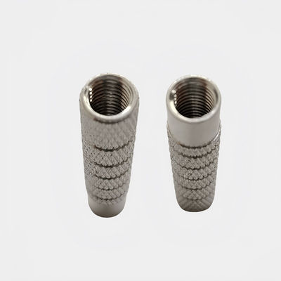 Knurrled Handgriffe und Knöpfe Aluminiumlegierung Blind Hole Handmuttern mit Dreh-Einsatzmutter