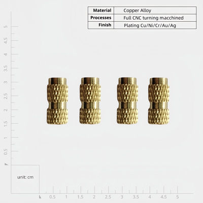 CNC-Drehteile Knurled Handgriffe und Knöpfe Satin Nickel Finish Knurled Nüsse