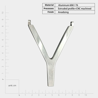 CNC-Bearbeitung Aluminium-Strukturteile Aluminium-Prototypenbearbeitung Fräsen Dienstleistungen