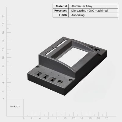 Leichtgewicht und wasserdicht Aluminium-Gießblech Metallgehäuse Gehäuse Gehäuse Schalenschacht Teile Herstellung