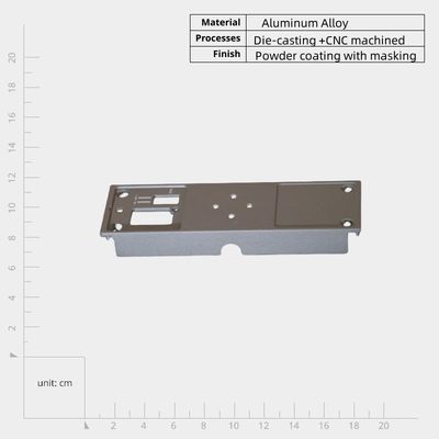 Anpassung von Investitionsguss CNC-Bearbeitung Aluminiumlegierteile für Elektronikplatten
