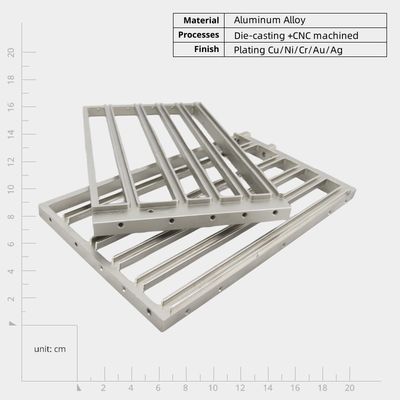 Anpassung ADC12/A380 Aluminium-Druckguss-Teil Plattierung Nickel mit ±0,05 mm Toleranz