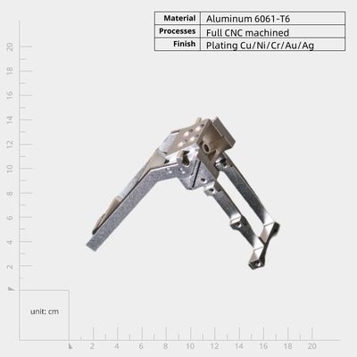 Individuell angefertigte Präzisionsmetallmontierte Strukturbauteile Industrieklasse Aluminiumguss mit Nickelplattierung