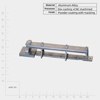 OEM-Metallfertigungsdienstleistungen Staubdichte erschwingliche Aluminium-Brakettenteile für raue Umgebungen