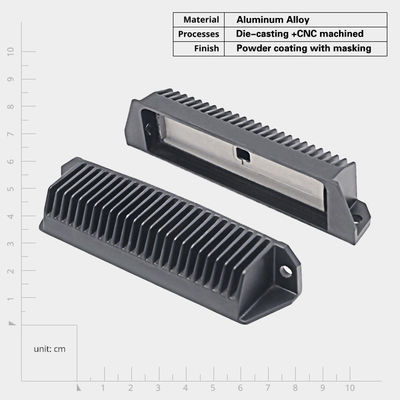 Leichtgewichte, vielseitige, mit hoher Wärmeleitfähigkeit aus Aluminium gefertigte Wärmesenk