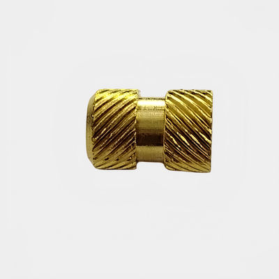 Titanium Heat Staking Messing Knurled Nut Einsatz für Kunststoff M2 M3 M4 M5 Sensor Anwendung