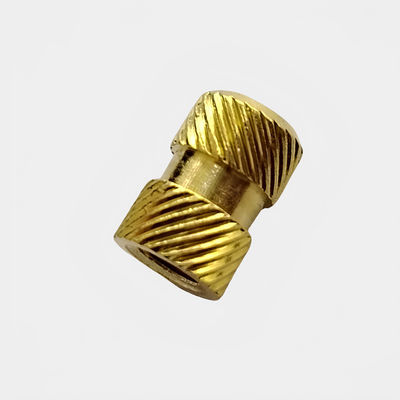 Titanium Heat Staking Messing Knurled Nut Einsatz für Kunststoff M2 M3 M4 M5 Sensor Anwendung