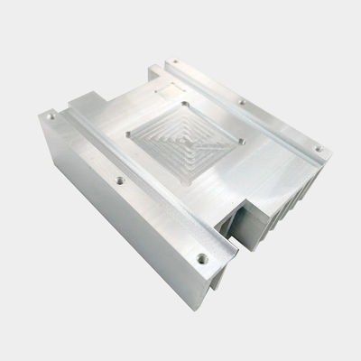 CNC-Bearbeitungsgegenstände, CNC-bearbeitet, Aluminiumkühlflossen 5 mm Flossenhöhe 2 mm Flossenhöhe