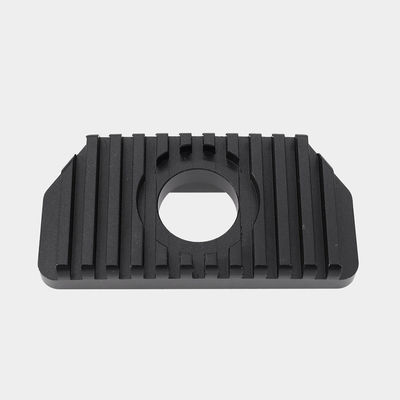 Rechteckige CNC-bearbeitete Präzisionswärmeabsorber mit anodisierter Oberfläche