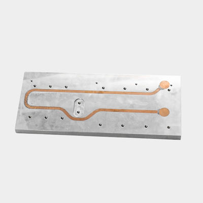 Aluminiumlegierung Flüssigkeitskühlplatte Heizkessel mit Niederdruck und Kupferrohr