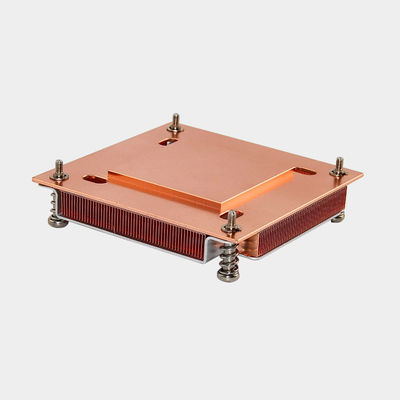 Customized Copper Skived Fin Heat Sink Fined Heatsink Schraubmontage für AMD Intel GPU/CPU