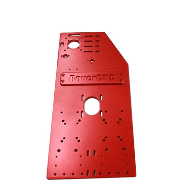 Anodisierte Aluminium-CNC-bearbeitete elektrische Montageplatte mit hoher Haltbarkeit