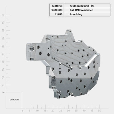 Hohe Haltbarkeit Korrosionsbeständige Anodisierte Aluminium Frontplatte CNC Prototyping für Elektronik