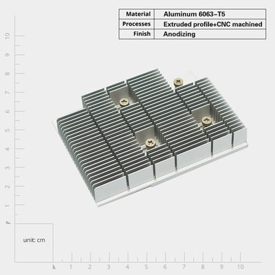 Schlanke, anodisierte Aluminium-Extrusionswärmeschränke mit Korrosionsbeständigkeit