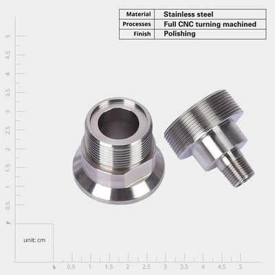Anpassung an hochpräzise CNC-Bearbeitung Ersatzteile Edelstahl Aluminium Drehhersteller