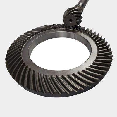 CNC-Anpassung Spirale Bevel Gear Set Edelstahl Kohlenstoffstahl Material für Hydrauliksystem