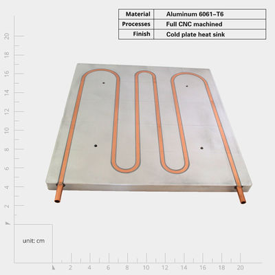 Schraubmontierte Aluminium-Kaltplattenwärmeabdeckung für eine optimierte Wärmeübertragung