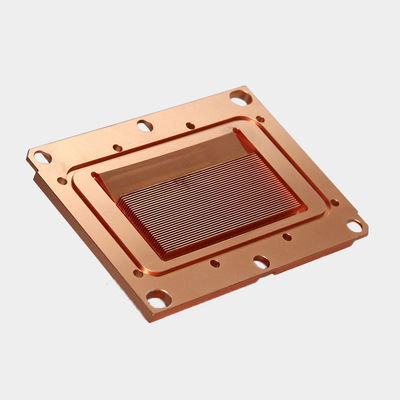 Hohe Dichte Kupfer Skiving Flossen Heizkessel Flüssigkeit Kühlblock CNC-Bearbeitung CPU-Kühler Heizkessel
