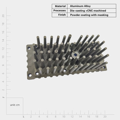 LED-Straßenlampe Heatsink Aluminium-Pin Heatsink für elektronische Geräte