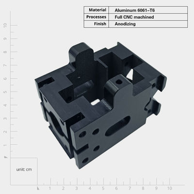 Präzisions-Aluminium-CNC-Bearbeitungsteile mit einer Toleranz von +/- 0,001 mm