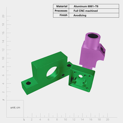 Präzisions-CNC-Maschinenbauteile mit Toleranz von 0,001 mm