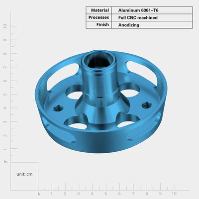 CNC-Bearbeitete Teile mit Härte und Flexibilität Toleranz 0,001 mm