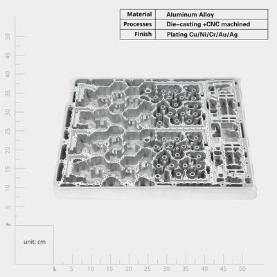 Haltbarkeit Aluminiumguss Led Gehäuse / Aluminiumlegierung Guss mit Ra 1.6 Oberflächenveredelung
