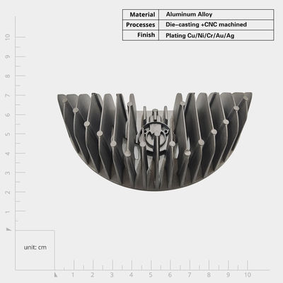 Korrosionsbeständige Druckgusswärmesenkung / Gussaluminiumwärmesenkung